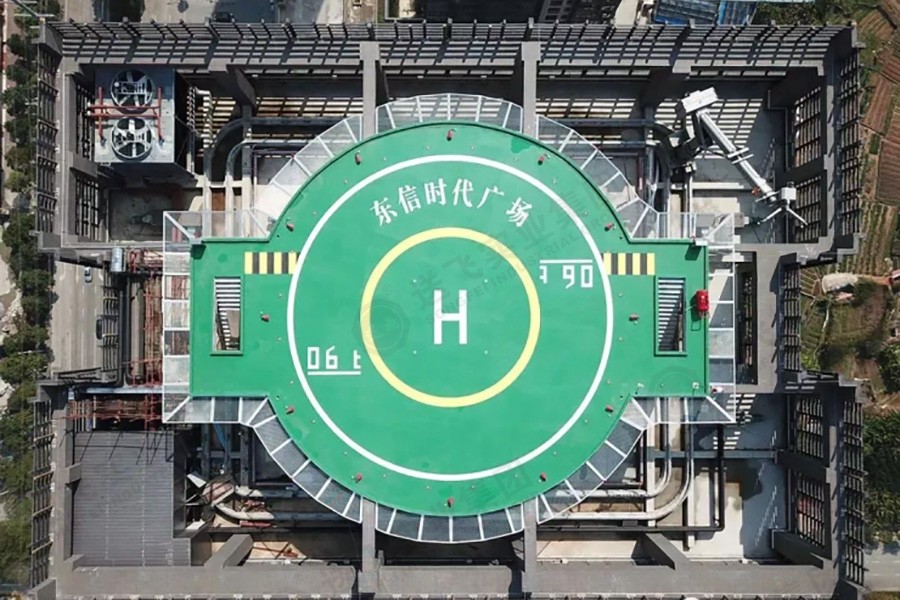 直升機停機坪機場標志顏色是固定的嗎？都有哪些？